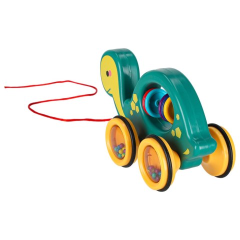 Żółwik do ciągania na sznurku zabawka sensoryczna mobilna grzechotka Kik Sp. z o. o. Sp. k.