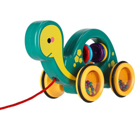 Żółwik do ciągania na sznurku zabawka sensoryczna mobilna grzechotka Kik Sp. z o. o. Sp. k.