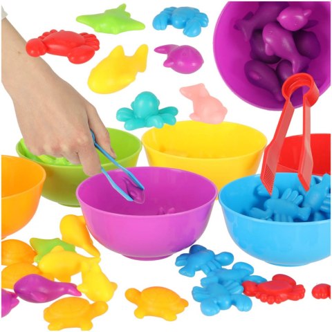 Zwierzęta morskie edukacyjne nauka liczenia montessori 36 zwierzątek Kik Sp. z o. o. Sp. k.