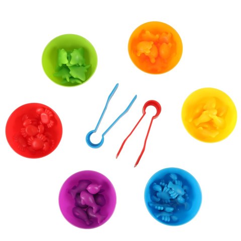 Zwierzęta morskie edukacyjne nauka liczenia montessori 36 zwierzątek Kik Sp. z o. o. Sp. k.