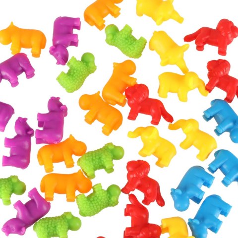 Zwierzęta safari edukacyjne nauka liczenia montessori 36el. Kik Sp. z o. o. Sp. k.