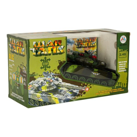Czołg zdalnie sterowany na pilota RC War Tank 9993 2.4 GHz kamuflaż leśny Kik Sp. z o. o. Sp. k.