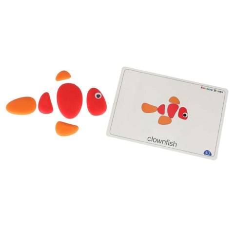 Kamyki kreatywne kolorowe układanka montessori 65 el. Kik Sp. z o. o. Sp. k.