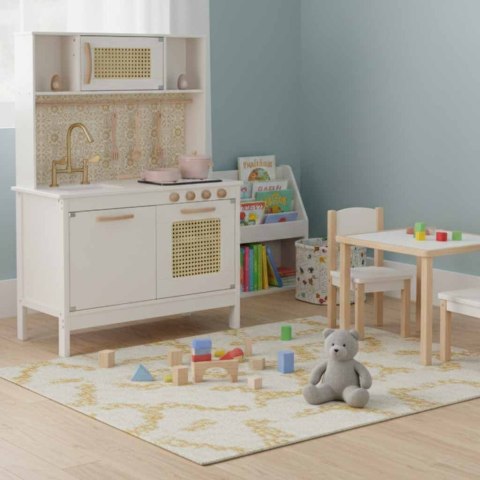 Kuchnia dla dzieci drewniana MDF retro z akcesoriami BOHO 100cm Kik Sp. z o. o. Sp. k.