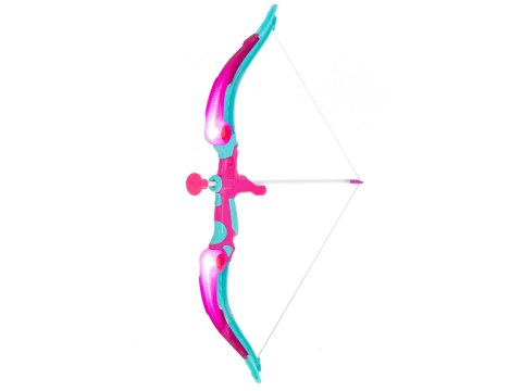 Łuk ze strzałami i tarczą zestaw strzelecki różowy Kik Sp. z o. o. Sp. k.
