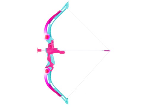 Łuk ze strzałami i tarczą zestaw strzelecki różowy Kik Sp. z o. o. Sp. k.