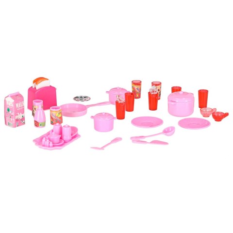 Mebelki dla lalek kuchnia 4 segmenty dźwięki LED 48cm Kik Sp. z o. o. Sp. k.