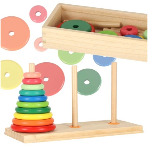 Piramida drewniana z podstawą wieża sorter Kik Sp. z o. o. Sp. k.