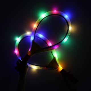 Rakiety tenisowe świecące LED + lotki Kik Sp. z o. o. Sp. k.