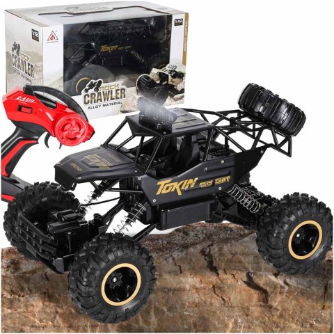 Samochód zdalnie sterowany na pilota RC Rock Crawler 1:12 4WD METAL czarny Kik Sp. z o. o. Sp. k.