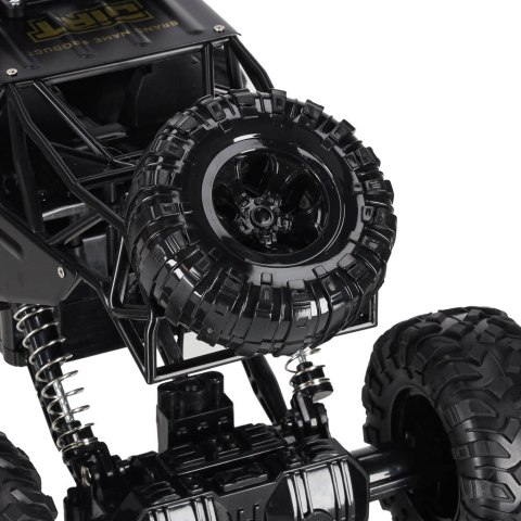 Samochód zdalnie sterowany na pilota RC Rock Crawler 1:12 4WD METAL czarny Kik Sp. z o. o. Sp. k.