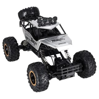 Samochód zdalnie sterowany na pilota RC Rock Crawler 1:12 4WD METAL srebrny Kik Sp. z o. o. Sp. k.