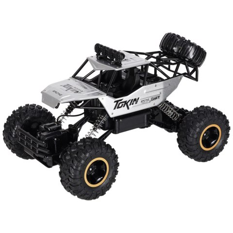 Samochód zdalnie sterowany na pilota RC Rock Crawler 1:12 4WD METAL srebrny Kik Sp. z o. o. Sp. k.