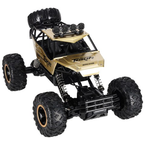 Samochód zdalnie sterowany na pilota RC Rock Crawler 1:12 4WD METAL złoty Kik Sp. z o. o. Sp. k.