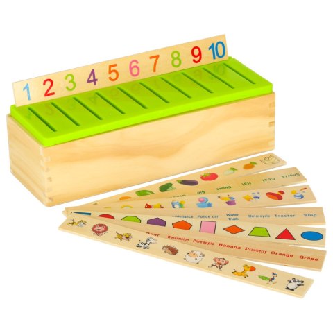 Sorter drewniany układanka logiczna dopasuj obrazki Kik Sp. z o. o. Sp. k.