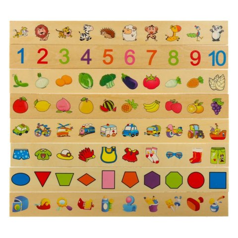 Sorter drewniany układanka logiczna dopasuj obrazki Kik Sp. z o. o. Sp. k.