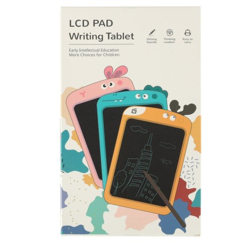 Tablet graficzny do rysowania dla dzieci znikopis tablica ekran LCD 8,5' królik róż Kik Sp. z o. o. Sp. k.