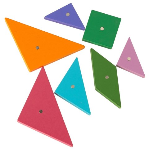 Tangram książeczka magnetyczna układanka montessori klocki gra logiczna 3D Kik Sp. z o. o. Sp. k.