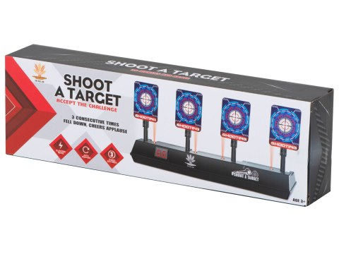 Tarcza do strzelania elektroniczna cyfrowa 4 cele licznik Kik Sp. z o. o. Sp. k.