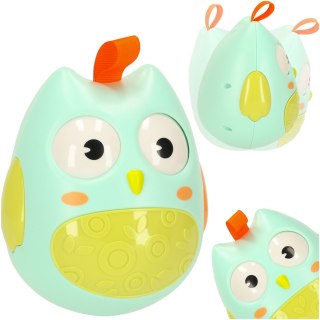 Wańka wstańka sowa sensoryczna kiwajka niebieska Kik Sp. z o. o. Sp. k.