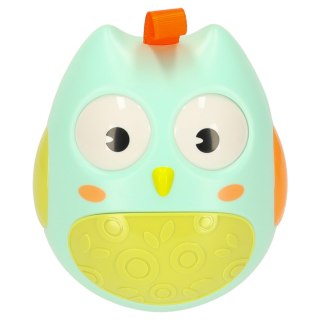 Wańka wstańka sowa sensoryczna kiwajka niebieska Kik Sp. z o. o. Sp. k.