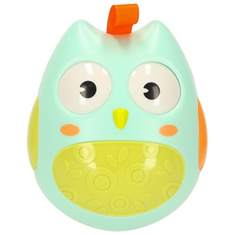 Wańka wstańka sowa sensoryczna kiwajka niebieska Kik Sp. z o. o. Sp. k.