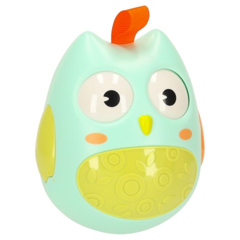 Wańka wstańka sowa sensoryczna kiwajka niebieska Kik Sp. z o. o. Sp. k.