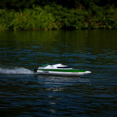 Łódź zdalnie sterowana na pilota RC FT009 zielona Kik Sp. z o. o. Sp. k.