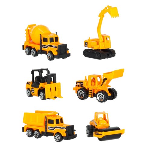 Transporter ciężarówka TIR wyrzutnia + metalowe auta maszyny budowlane Kik Sp. z o. o. Sp. k.