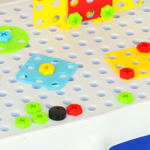 Wkrętarka wiertarka śrubki klocki konstrukcyjne zestaw majsterkowicza walizka 151 elementów Kik Sp. z o. o. Sp. k.