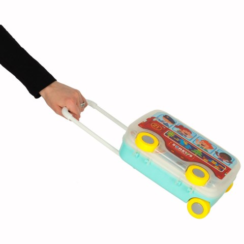 Wkrętarka wiertarka śrubki klocki konstrukcyjne zestaw majsterkowicza walizka 258 elementów Kik Sp. z o. o. Sp. k.