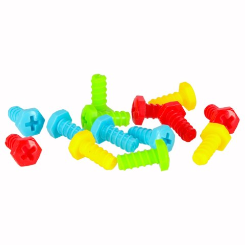 Wkrętarka wiertarka śrubki klocki konstrukcyjne zestaw majsterkowicza walizka 258 elementów Kik Sp. z o. o. Sp. k.