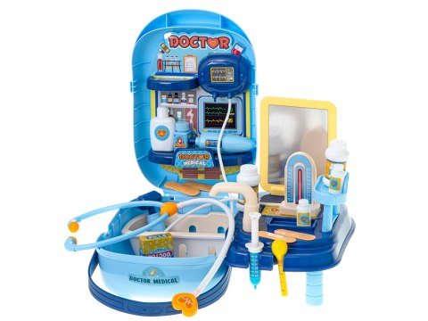 Zestaw lekarza z akcesoriami w walizce 34el. + stolik Kik Sp. z o. o. Sp. k.