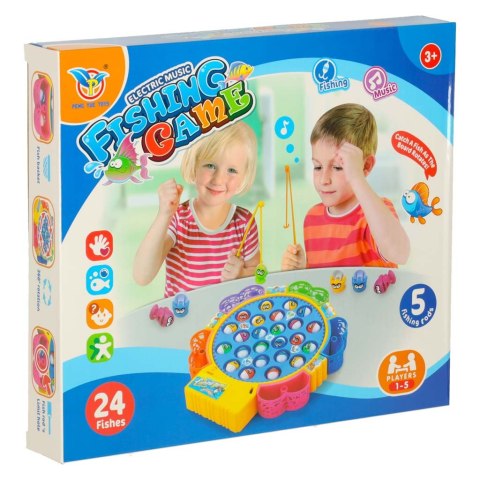 Gra zręcznościowa rodzinna rybki łowienie 24 rybek Kik Sp. z o. o. Sp. k.
