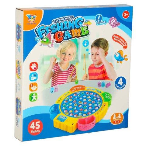 Gra zręcznościowa rodzinna rybki łowienie 45 rybek + 4 wędki Kik Sp. z o. o. Sp. k.
