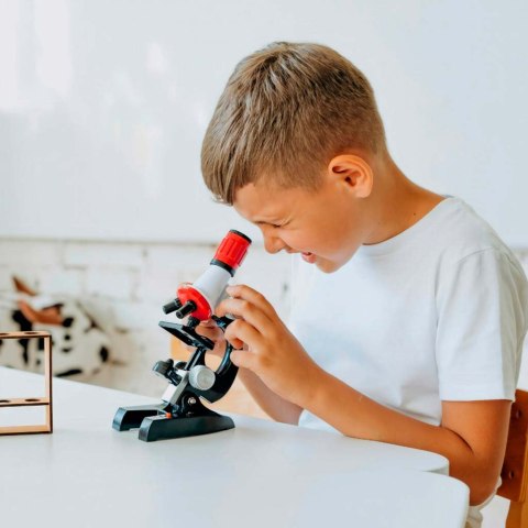 Mikroskop szkolny edukacyjny naukowy 1200x akcesoria Kik Sp. z o. o. Sp. k.