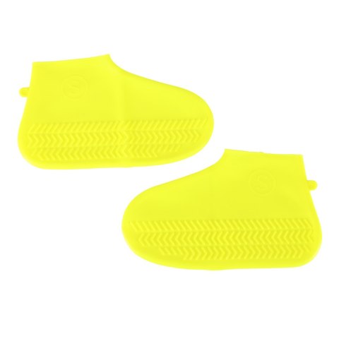 Nakładki przeciwdeszczowe na buty ochraniacze nieprzemakalne przeciwdeszczowe kalosze S żółte roz. 26-34 Kik Sp. z o. o. Sp. k.
