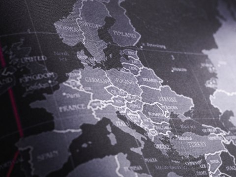 Podkładka pod mysz na biurko mata mapa świata 40x90cm Kik Sp. z o. o. Sp. k.