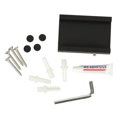 Suszarka na pranie wieszak ścienny naścienny składany teleskopowy czarny 18 haczyków 123cm Kik Sp. z o. o. Sp. k.