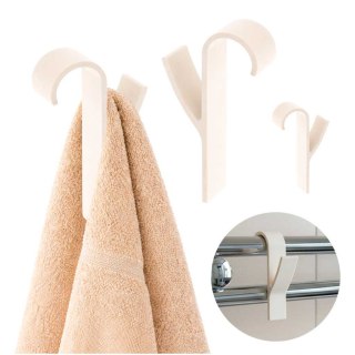 Wieszak haczyk na grzejnik kaloryfer łazienkowy kremowy Kik Sp. z o. o. Sp. k.