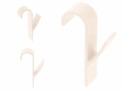 Wieszak haczyk na grzejnik kaloryfer łazienkowy kremowy Kik Sp. z o. o. Sp. k.