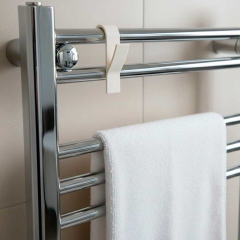 Wieszak haczyk na grzejnik kaloryfer łazienkowy kremowy Kik Sp. z o. o. Sp. k.