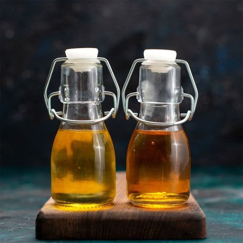 Butelka Szklana EXCELLENT HOUSEWARE 75 ml z Klipsem na Oliwę i Syropy