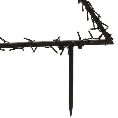 Choinka Ozdoba Świąteczna Świecąca 300 LED Zewnętrzna Metalowa VILDE 105 cm