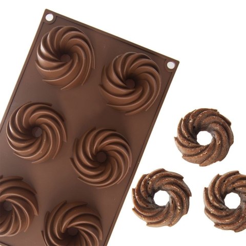 Forma do Babeczek Silikonowa ORION SILLINIE 28 x 17 cm Nieprzywierająca