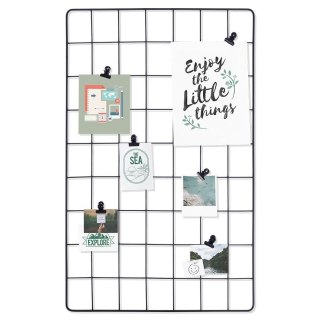 Kratka na Zdjęcia Metalowa Czarna 58 x 36 cm VILDE Uniwersalna