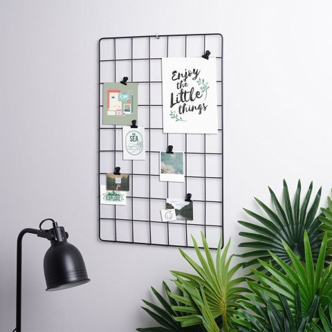 Kratka na Zdjęcia Metalowa Czarna 58 x 36 cm VILDE Uniwersalna