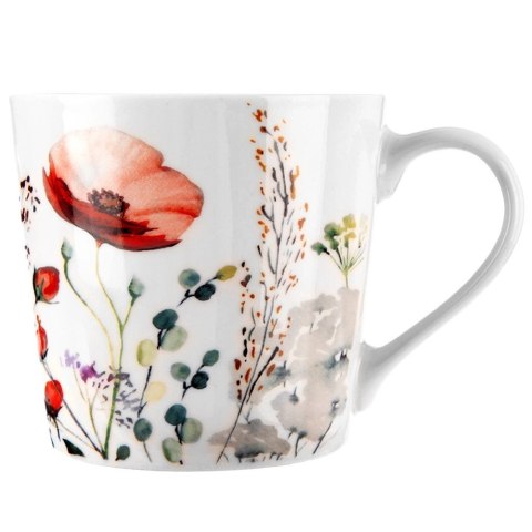 Kubek porcelanowy kwiaty MAKI 430 ml