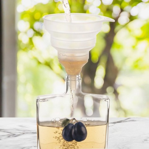 Lejek Kuchenny Składany Silikonowy Uniwersalny do Soków Nalewek ORION 12 cm