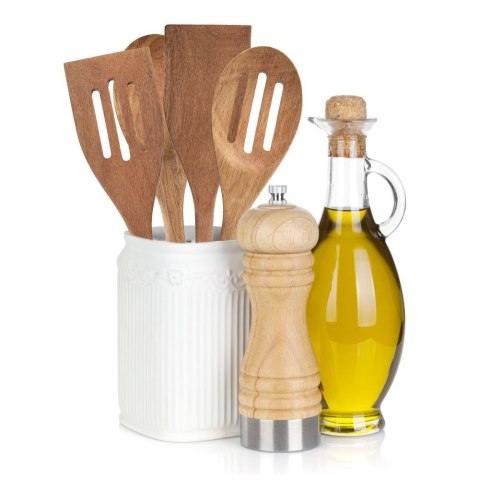 Łyżka Kuchenna do Mieszania Drewniana WHITELINE Akacja 30 x 7 cm ORION